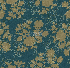 Ковролин Forbo Flotex Vision Floral 650009 (Silhouette) Neptune фото 1 | FLOORDEALER