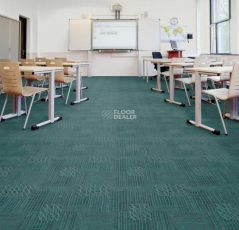 Forbo Flotex Vision Pattern 560001 (Network) Carbon фото 2 | FLOORDEALER