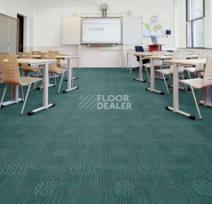 Forbo Flotex Vision Pattern 560001 (Network) Carbon фото 2 | FLOORDEALER