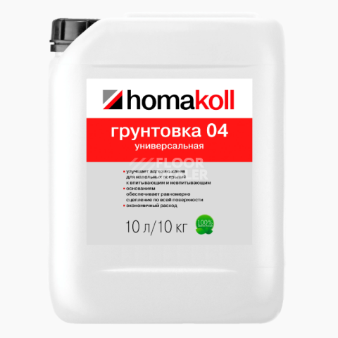 Сопутствующие материалы Homakoll 04 C Prof (концентрат) Универсальная грунтовка, концентрированная Homakoll 04 C Prof  5 кг. Универсальная грунтовка (концентрат) фото 1 | FLOORDEALER