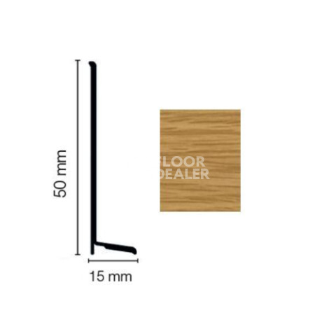 Плинтус Плинтус эластичный Dollken WL50 life dąb jasny (33) фото 1 | FLOORDEALER