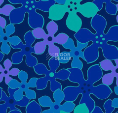 Ковролин Forbo Flotex Vision Floral 620012 (Field) Blueberry фото 1 | FLOORDEALER