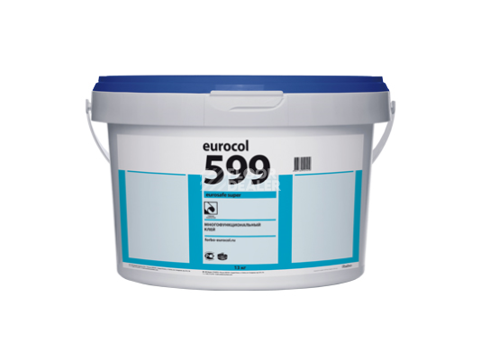 Сопутствующие материалы Воднодисперсионный клей EuroSafe Super 599 Водно-дисперсионный клей Forbo 599 EuroSafe Super 20 кг фото 1 | FLOORDEALER