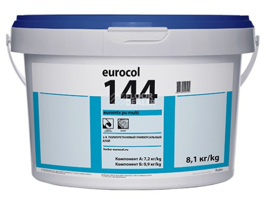 Сопутствующие материалы ПУ клей 144 Euromix PU Multi 2K ПУ клей Forbo 144 Euromix PU Multi 2K фото 1 | FLOORDEALER