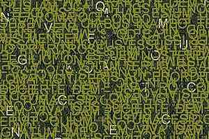 Ковровая плитка Ege Highline Contrast Lettering Green rfm 52756434 фото  | FLOORDEALER
