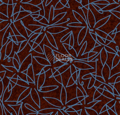 Ковролин Forbo Flotex Vision Floral 500005 (Field) Cocoa фото 1 | FLOORDEALER