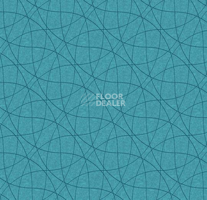 Ковролин Forbo Flotex Vision Shape 930004 (Curve) Kingfisher фото 1 | FLOORDEALER