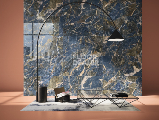 Керамогранит Icaro 120 X 280 Blue Marble фото 2 | FLOORDEALER