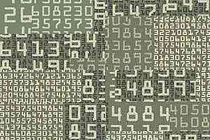 Ковровая плитка Ege Highline Contrast Square Numbers Grey rfm 52206417 фото  | FLOORDEALER