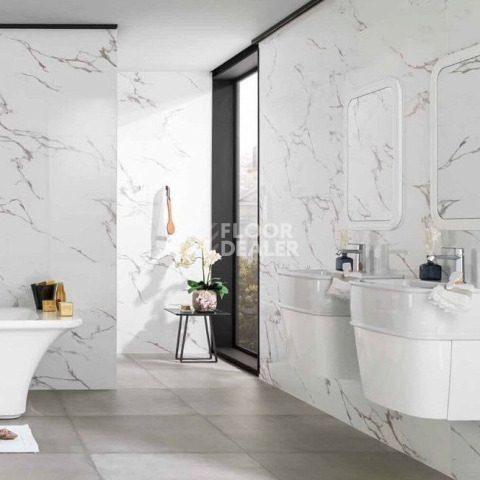 Marmol Carrara 596x596 Carrara Blanco Brillo L 59,6x59,6 фото 3 | FLOORDEALER