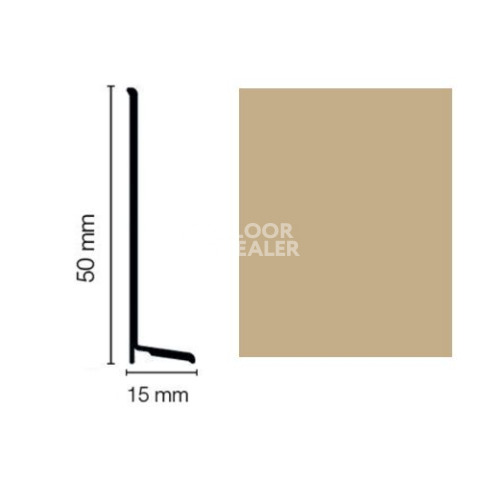 Плинтус Плинтус эластичный Dollken WL50 life jasny beż (913) фото 1 | FLOORDEALER