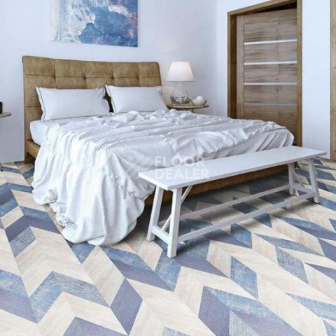 Chevron Chevron Blue фото 3 | FLOORDEALER