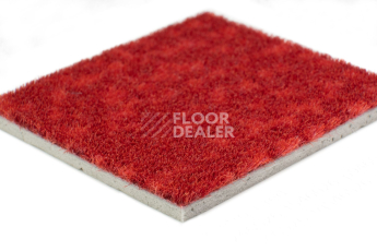 Forbo Flotex Colour embossed tiles tg 546526 Metro Red Glass Embossed фото 4 | FLOORDEALER
