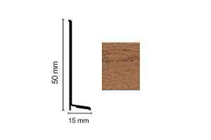 Плинтус Плинтус эластичный Dollken WL50 life orzech (22) фото  | FLOORDEALER