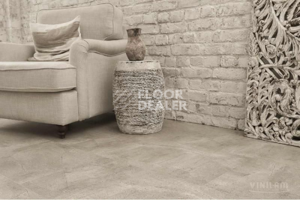Кварцвиниловые полы Ceramo Vinilam Stone 8 мм 61603 Бетонная Смесь фото 1 | FLOORDEALER