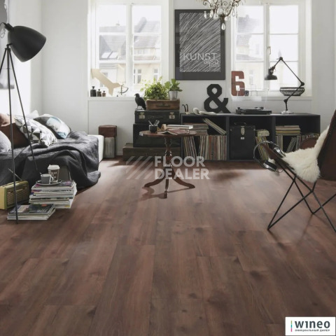 Wineo 500 Wood L V4 8мм LA210LV4 Дуб Лиссабон Темно-коричневый фото 3 | FLOORDEALER