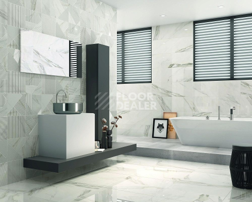 Керамогранит Calacatta Superwhite  90*90 Calacatta Superwhite 90x90 фото 2 | FLOORDEALER