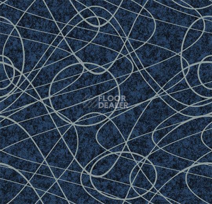 Ковролин Forbo Flotex Vision Shape 780007 (Swirl) Sapphire фото 1 | FLOORDEALER