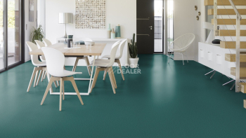 Gerflor Taralay Initial Compact (Plain & allover look) 0975 Spider Emeraude фото 2 | FLOORDEALER