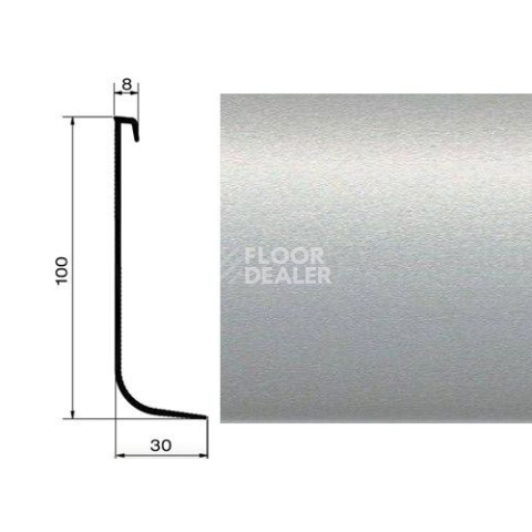 Плинтус Профиль для завода на стену Dollken Hk100 1436 фото 1 | FLOORDEALER