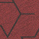 Ковровая плитка Forbo Flotex Triad planks 131001 Red  | FLOORDEALER