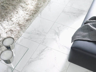 Marmol Carrara 596x596 Carrara Blanco Brillo L 59,6x59,6 фото 11 | FLOORDEALER