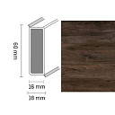 Плинтус Широкий плинтус Cubu flex life XL 60/19 Touch and style 2957 gauguin  | FLOORDEALER