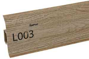 Плинтус Плинтус с мягким краем LinePlast L003 фото  | FLOORDEALER