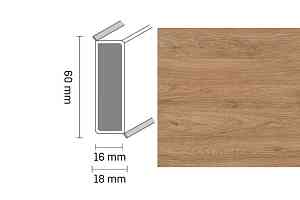 Плинтус Широкий плинтус Cubu flex life XL 60/19 Touch and style 2937 mabelle фото  | FLOORDEALER