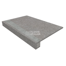 Керамогранит Luna Комплект с прямоуг. бортиком 33x120x10 Комплект (Ступень ln 02 (33x120) непол. (прямоугол. бортик) + Подступенок (14,5x120)) фото 1 | FLOORDEALER