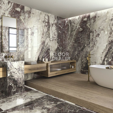 Breccia 120X278 Viola Pol Rect фото 2 | FLOORDEALER