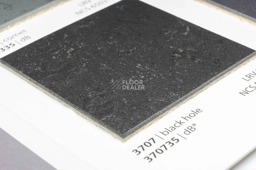 Forbo Marmoleum Solid Concrete 3707-370735 black hole фото 2 | FLOORDEALER