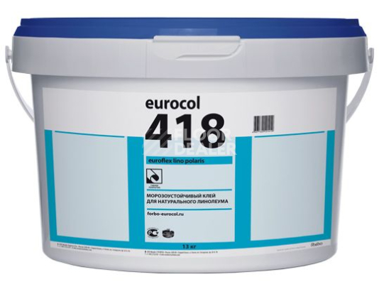 Сопутствующие материалы Forbo 418 Euroflex Lino Plus Клей для натурального линолеума и пробковых покрытий. Клей для натурального линолеума и пробковых покрытий Forbo 418 Euroflex Lino Plus 14 кг фото 1 | FLOORDEALER