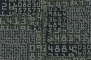 Ковровая плитка Ege Highline Contrast Square Numbers Grey rfm 52206415 фото  | FLOORDEALER