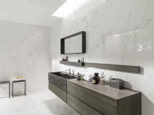 Carrara Blanco Mosaico 333x1000 Marmol Carrara Blanco 33,3x100 фото 6 | FLOORDEALER