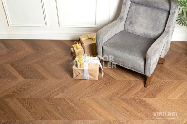 Кварцвиниловые полы Vinilam Parquet Chevron 2.5мм I1651102 Шеврон Плезир фото 1 | FLOORDEALER