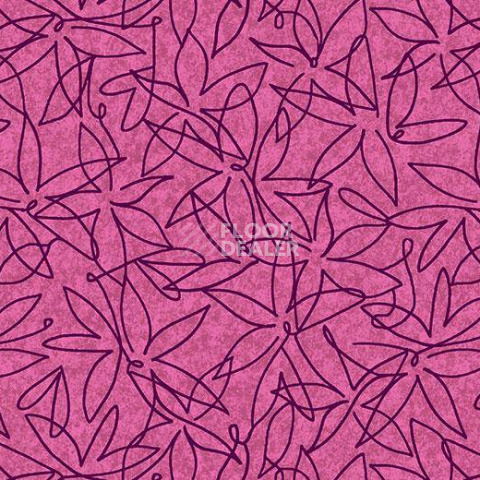 Ковролин Forbo Flotex Vision Floral 500026 (Field) Berry фото 1 | FLOORDEALER