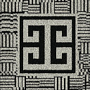 Ковровая плитка Interface Black&White 324600 a Maze  | FLOORDEALER
