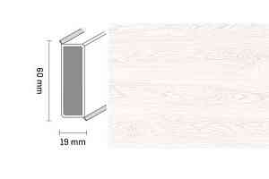 Плинтус Плинтус Dollken Cubu 60 Touch & Style 2959 фото  | FLOORDEALER