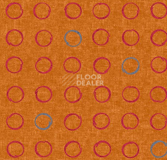 Ковролин Forbo Flotex Vision Shape 530007 (Spin) Orange фото 1 | FLOORDEALER