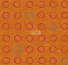 Ковролин Forbo Flotex Vision Shape 530007 (Spin) Orange фото 1 | FLOORDEALER