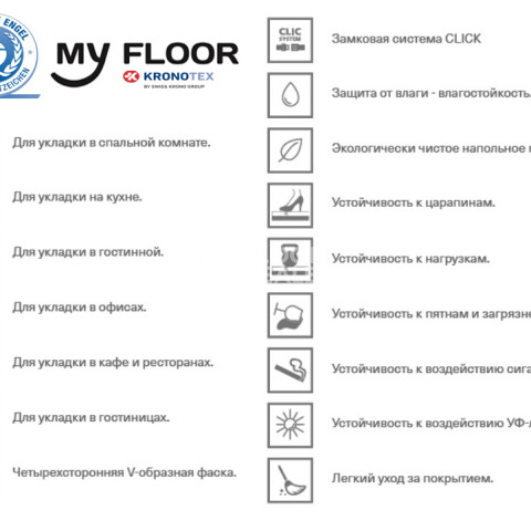 My Floor Cottage широкая 8мм mv856 Дуб Монтело Натуральный фото 8 | FLOORDEALER