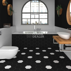 lat Flat Black Gloss 7.5X30 фото 4 | FLOORDEALER