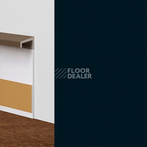 Плинтус ковровый без фурнитуры Dollken Tle-55 0110 (110/W225) Черный фото 3 | FLOORDEALER