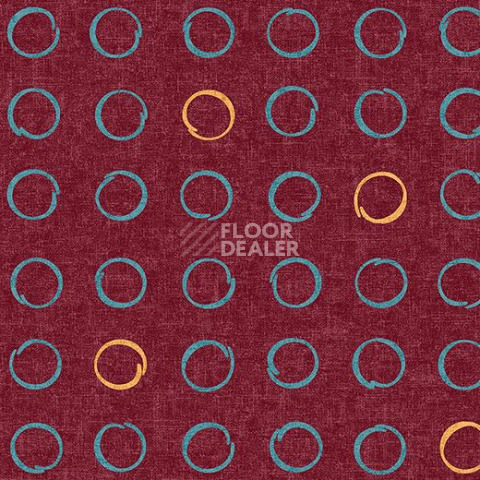Ковролин Forbo Flotex Vision Shape 530004 (Spin) Cranberry фото 1 | FLOORDEALER