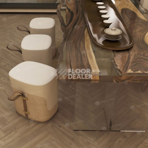 Alpine Floor Herringbone 12мм Дуб Калабрия LF105-09 фото 2 | FLOORDEALER