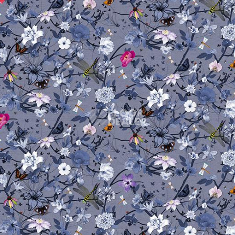 Ковролин Forbo Flotex Vision Floral 840005 (Botanical) Iris фото 1 | FLOORDEALER