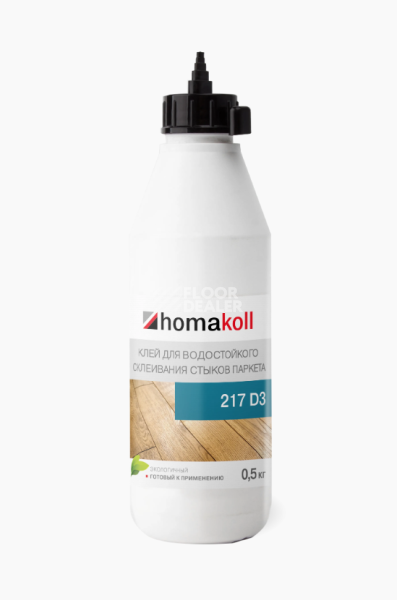 Сопутствующие материалы Homakoll 217 Клей для стыков штучного паркета Homakoll 217 1 кг. Клей для стыков штучного паркета, водно-дисперсионный фото 1 | FLOORDEALER
