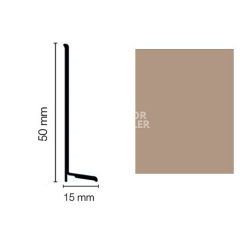 Плинтус Плинтус эластичный Dollken WL50 life beżowy (130) фото 1 | FLOORDEALER