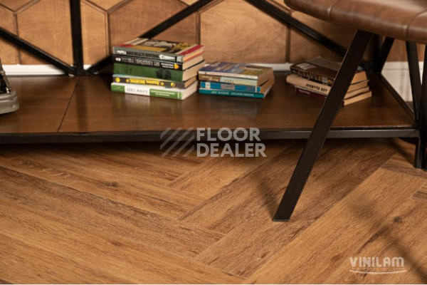 Кварцвиниловые полы Vinilam Parquet Herringbone 6,5 мм IS11210 Паркет Де Вилль фото 1 | FLOORDEALER